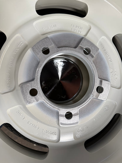 New 16x6.5 ET-5 Dean Cross Country Rim (5 wheel) Gloss White 5x139.7 Jimny