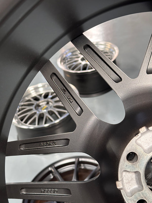New 20x8.5 ET38 20x9.5 ET43 Mercedes AMG (4 wheel) 5x112 Matte Black