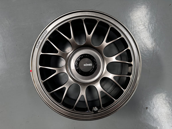 New 17X8 ET36 Konig MRK1 Rim (4 wheel) Gloss Gunmetal 5X100