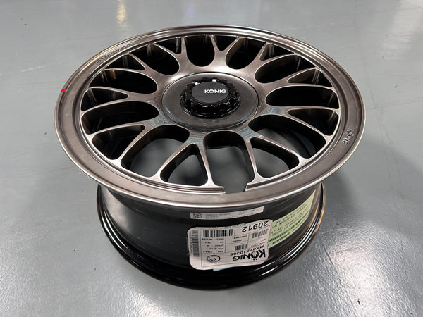 New 17X8 ET36 Konig MRK1 Rim (4 wheel) Gloss Gunmetal 5X100