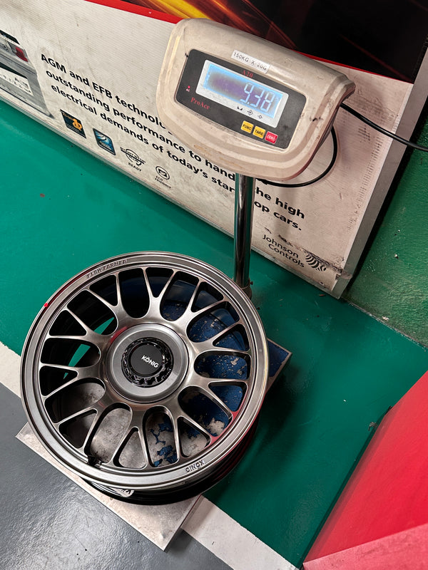 New 17X8 ET36 Konig MRK1 Rim (4 wheel) Gloss Gunmetal 5X100