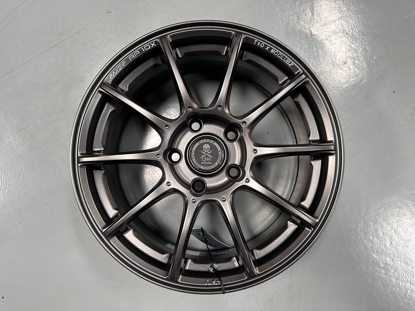 NEW 16X7 ET42 Raxer RP10X Flow Formed Rim Dark Graphite 5X114.3