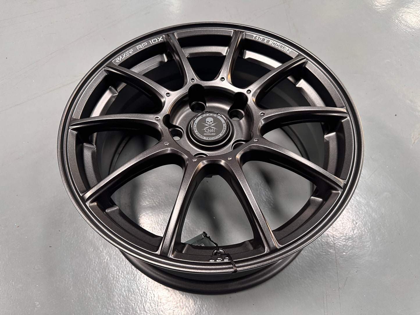NEW 16X7 ET42 Raxer RP10X Flow Formed Rim Dark Graphite 5X114.3