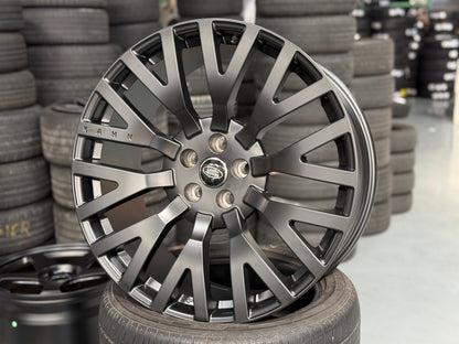 New 22x10 ET30 Overdrive Forged RS Light (4 wheel) 5x130 Black