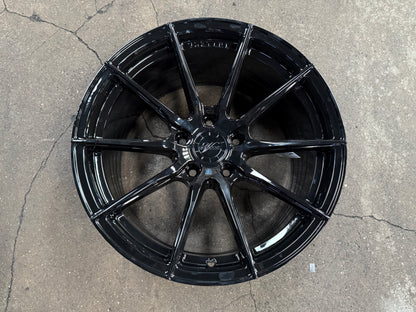 New 18x8.5 ET32 18x9.5 ET37 Vertini RFS1.1 (4 wheels) Black 5X120