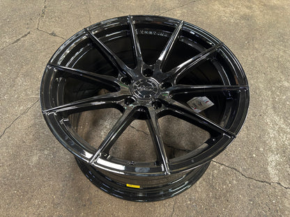 New 18x8.5 ET32 18x9.5 ET37 Vertini RFS1.1 (4 wheels) Black 5X120