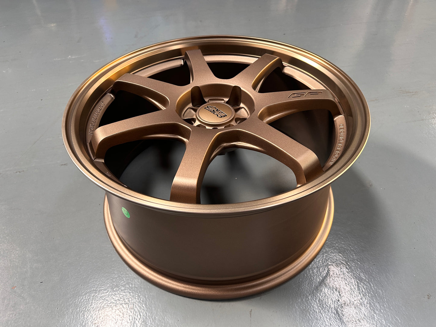 New 18X8.5 ET42 Mugen Design GP Rim (4 wheel) MATTE BRONZE 5X114.3