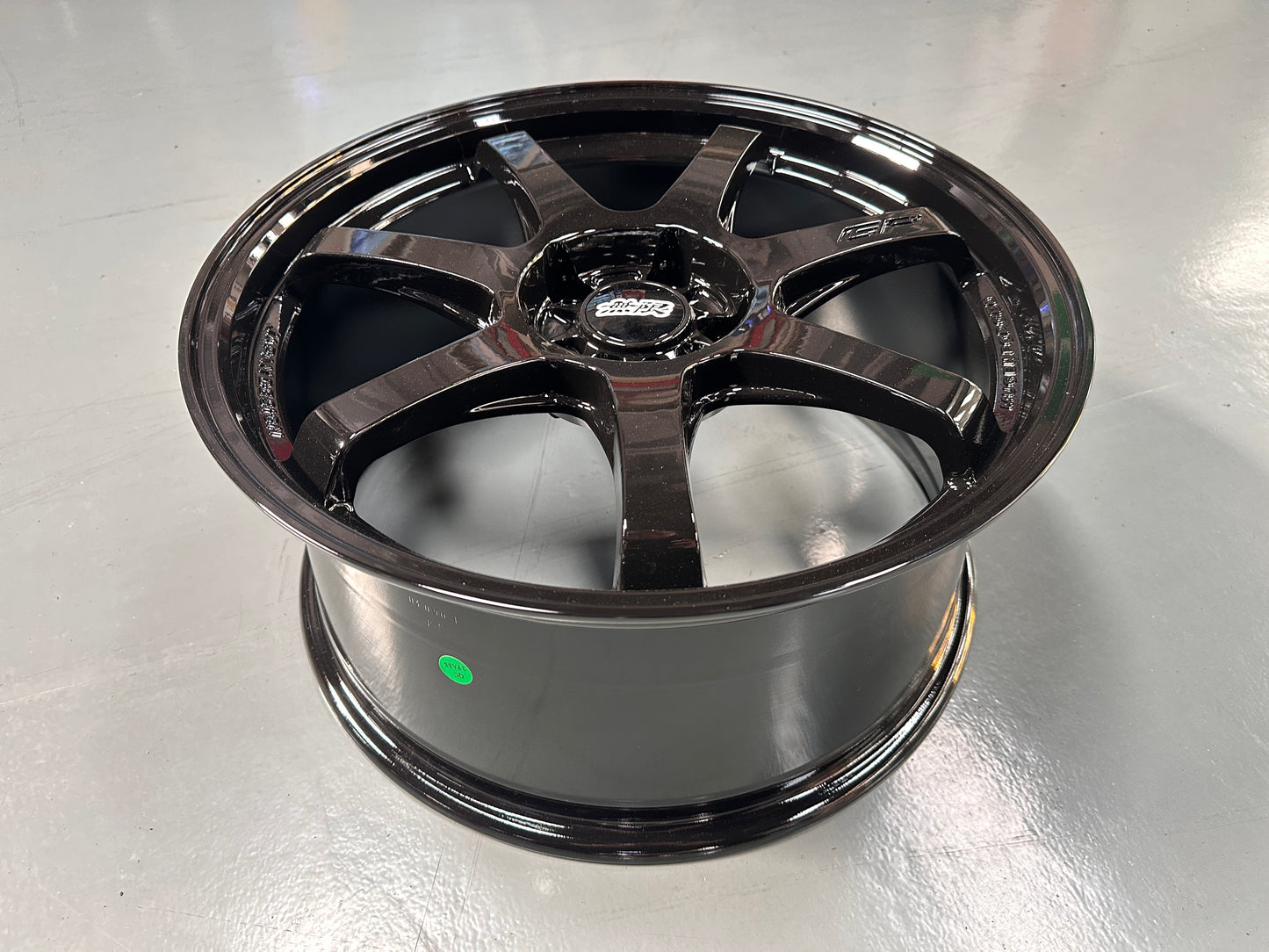 New 18X8.5 ET42 Mugen Design GP Rim (4 wheel) Gloss Black 5X114.3