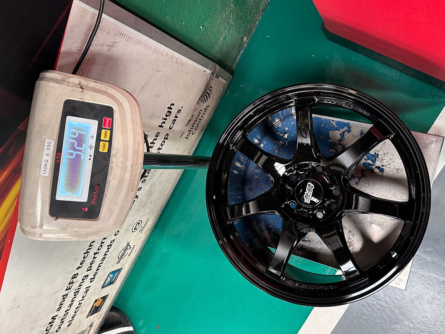 New 18X8.5 ET42 Mugen Design GP Rim (4 wheel) Gloss Black 5X114.3