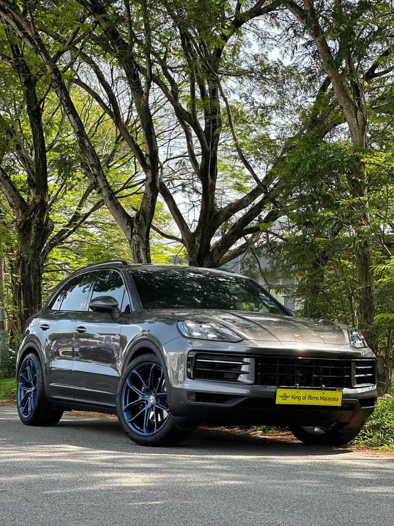 New 22x10 ET48 22x11.5 ET61 Overdrive Forged Porsche Cayenne GTS Matte BLUE 5x130 (4 wheels)