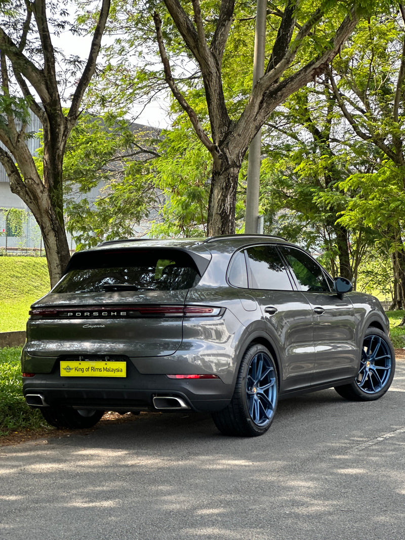 New 22x10 ET48 22x11.5 ET61 Overdrive Forged Porsche Cayenne GTS Matte BLUE 5x130 (4 wheels)