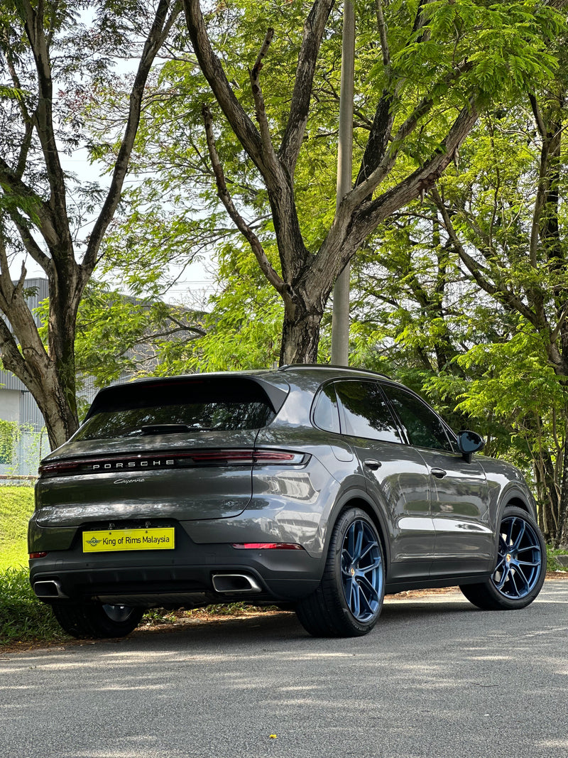 New 22x10 ET48 22x11.5 ET61 Overdrive Forged Porsche Cayenne GTS Matte BLUE 5x130 (4 wheels)