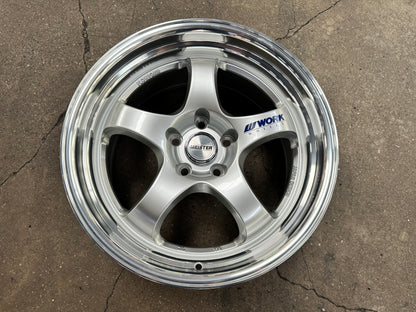 New 18x8.5 ET35 18x9.5 ET40 AOW S1R (4 wheels) Silver 5X114.3