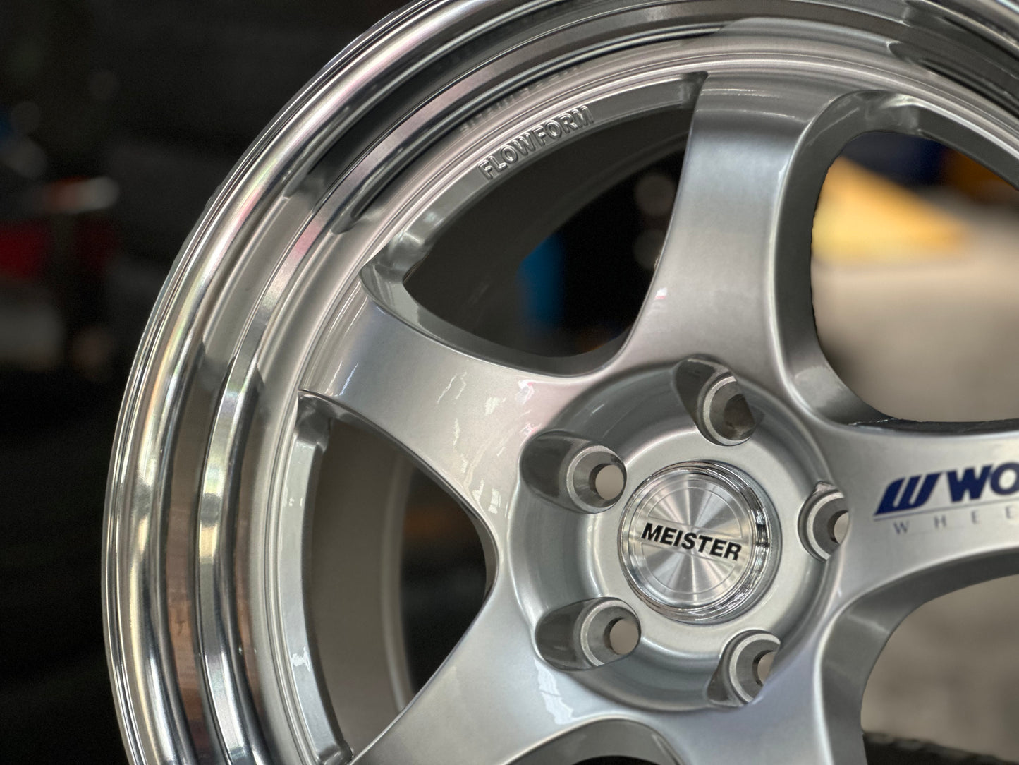New 18x8.5 ET35 18x9.5 ET40 AOW S1R (4 wheels) Silver 5X114.3