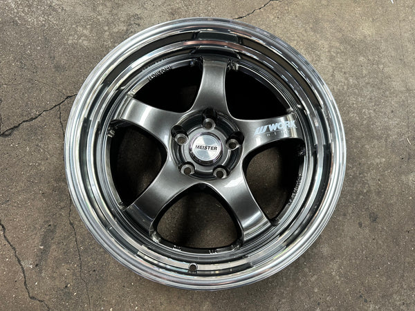 New 18x8.5 ET35 18x9.5 ET40 AOW S1R (4 wheels) Hyper Black 5X112