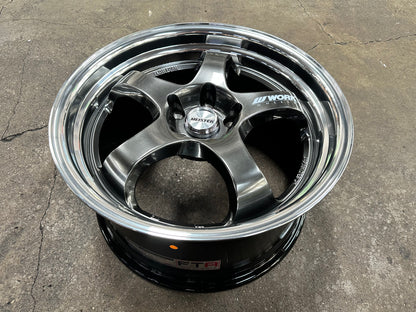 New 18x8.5 ET35 18x9.5 ET40 AOW S1R (4 wheels) Hyper Black 5X112