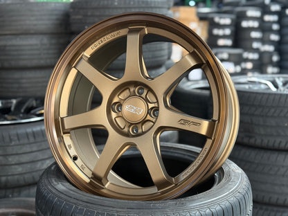 New 17X8 ET35 Mugen Design GP Rim (4 wheel) Matt Bronze 4X100