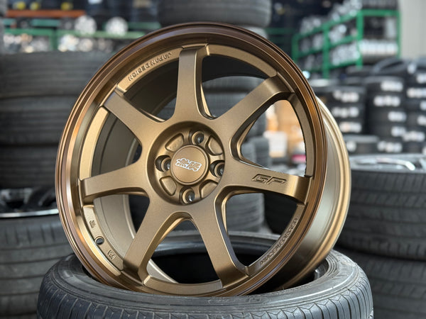 New 17X8 ET35 Mugen Design GP Rim (4 wheel) Matt Bronze 4X100