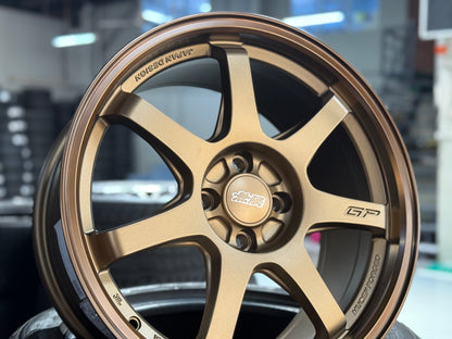 New 17X8 ET35 Mugen Design GP Rim (4 wheel) Matt Bronze 4X100