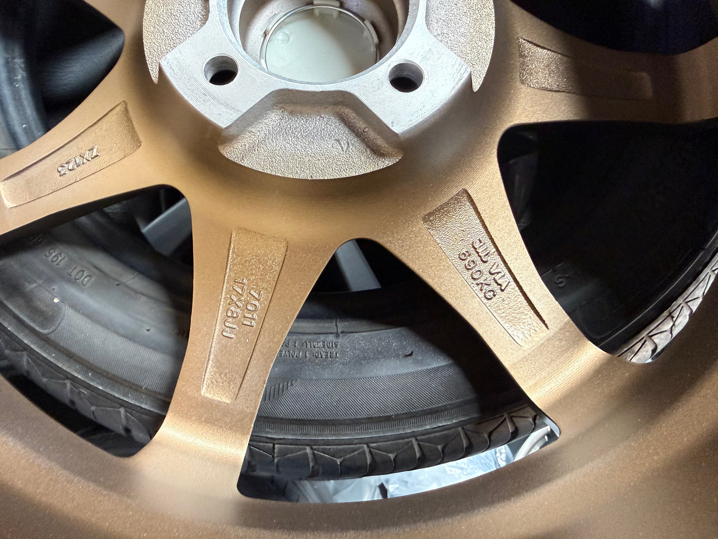 New 17X8 ET35 Mugen Design GP Rim (4 wheel) Matt Bronze 4X100