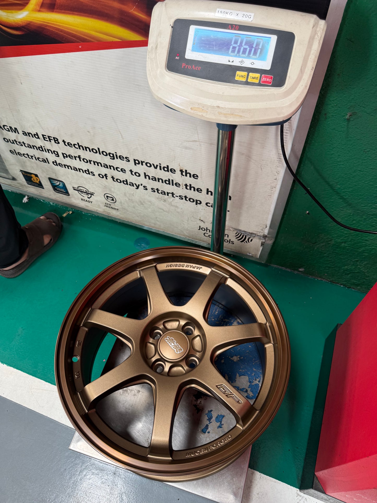 New 17X8 ET35 Mugen Design GP Rim (4 wheel) Matt Bronze 4X100