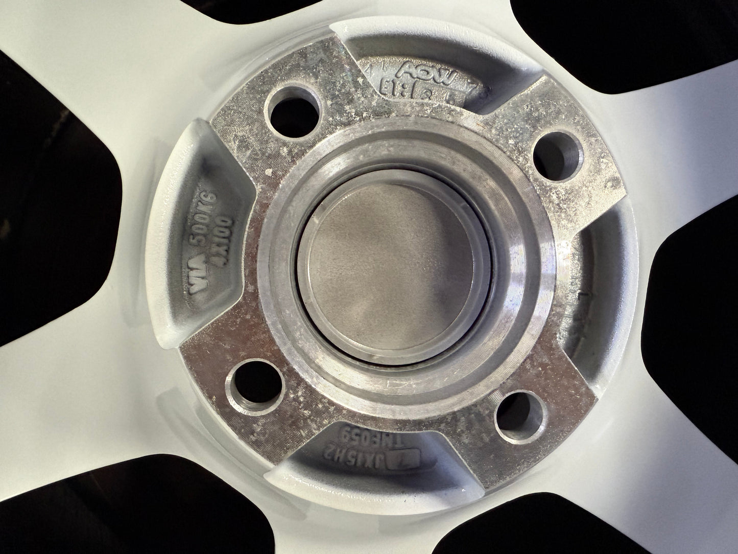 New 15X7 ET35 AOW Flow Formed TE37 Rim (4 wheel) Gloss White 4X100