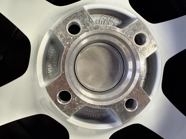 New 15X7 ET35 AOW Flow Formed TE37 Rim (4 wheel) Gloss White 4X100