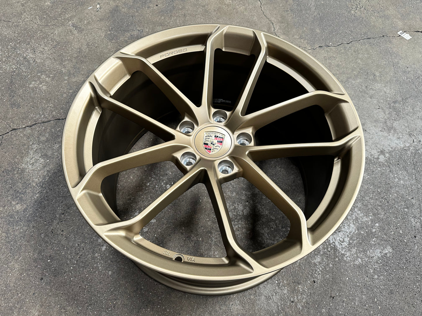 New 20x8.5 ET48 20x10.5 ET43 Overdrive Forged GT4 Porsche (4 wheel) 5x130 Bronze
