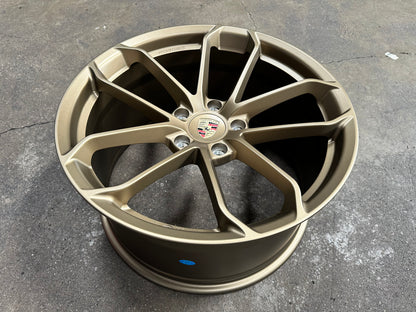 New 20x8.5 ET48 20x10.5 ET43 Overdrive Forged GT4 Porsche (4 wheel) 5x130 Bronze