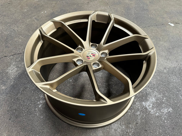 New 20x8.5 ET48 20x10.5 ET43 Overdrive Forged GT4 Porsche (4 wheel) 5x130 Bronze