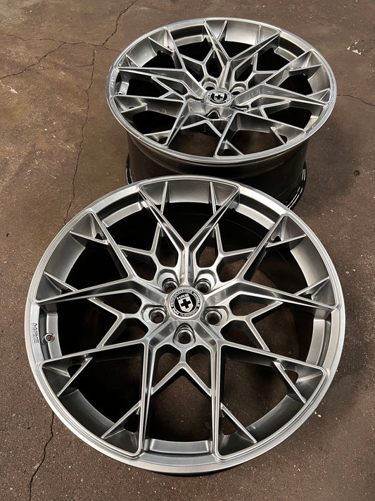 New 20x9 ET25 20x10.5 ET35 HRE FF10 (4 wheel) 5x112 Liquid Metal