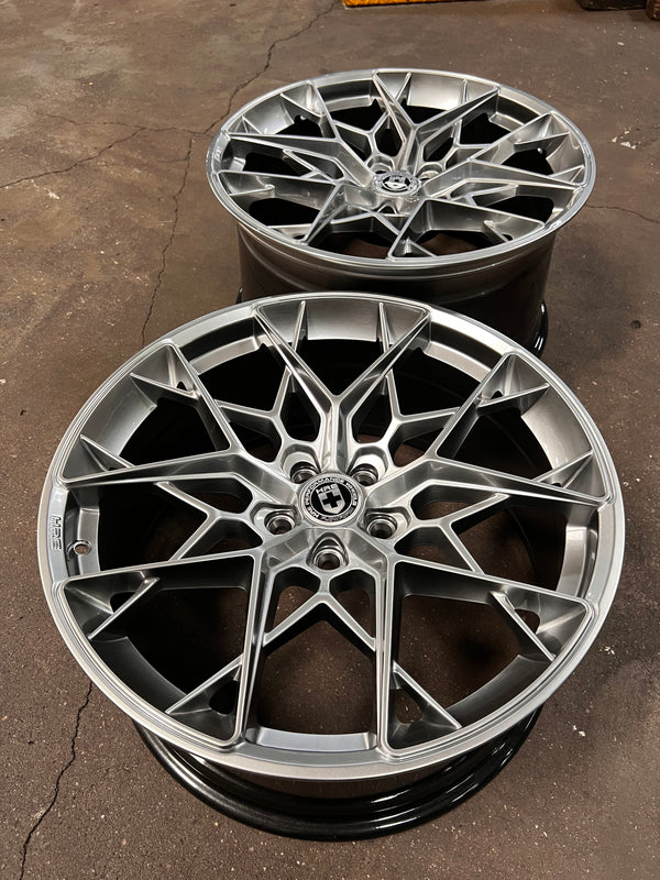 New 20x9 ET25 20x10.5 ET35 HRE FF10 (4 wheel) 5x112 Liquid Metal