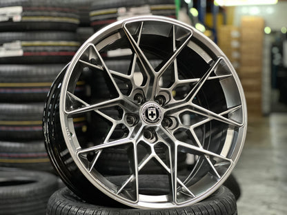 New 20x9 ET25 20x10.5 ET35 HRE FF10 (4 wheel) 5x112 Liquid Metal