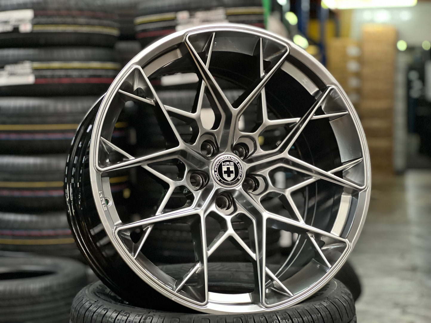 [Bundle] 20x9 ET25 HRE FF10 (2 wheel) 5x112 Liquid Metal