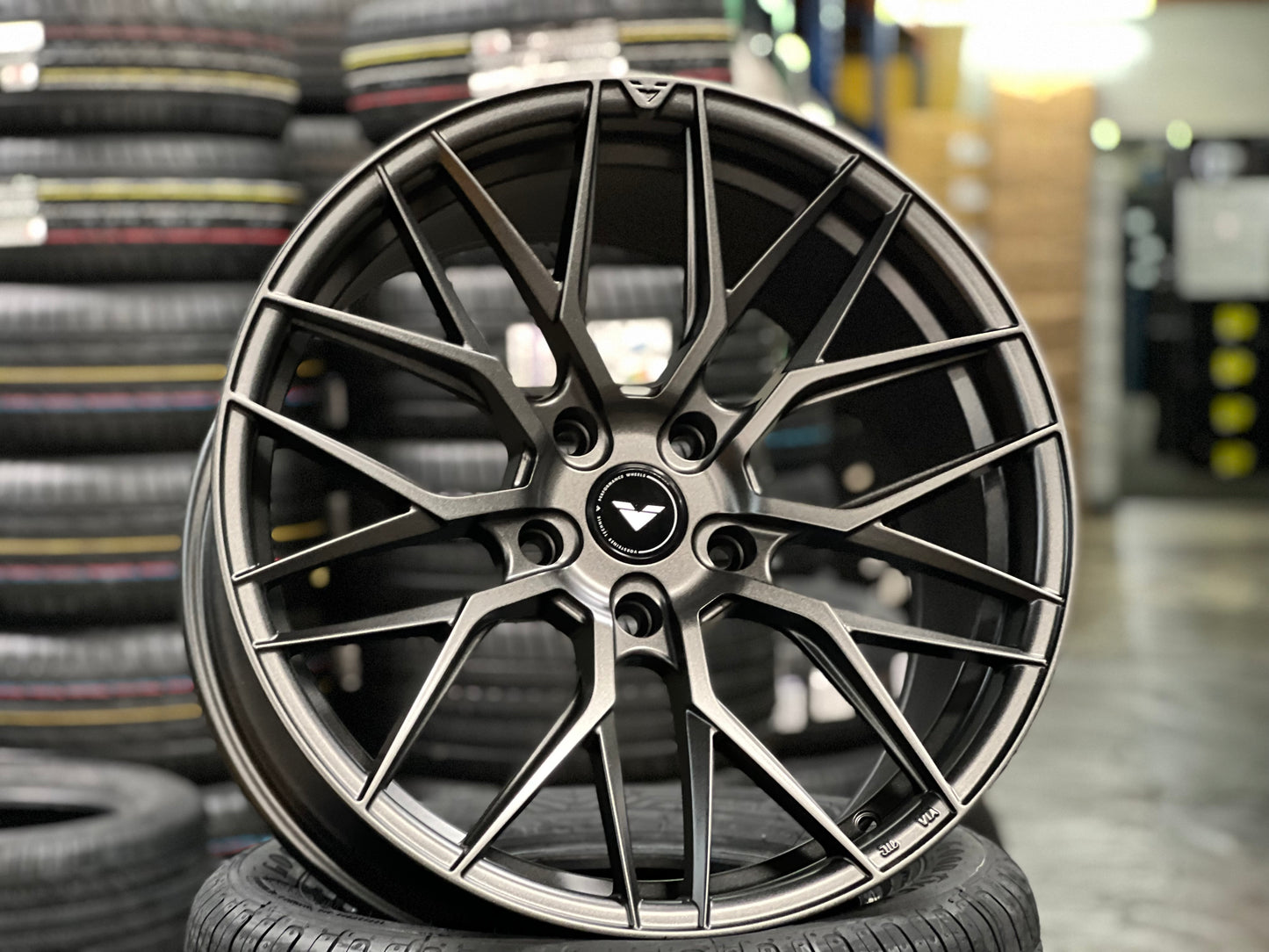 New 20x8.5 ET45 20x10 ET38 Vorsteiner VFF107 (4 wheel) 5x130 Matte Grey