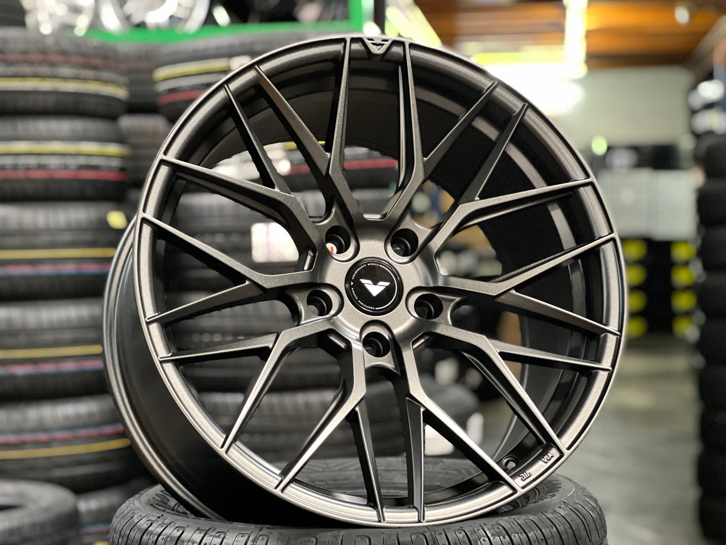 New 20x8.5 ET45 20x10 ET38 Vorsteiner VFF107 (4 wheel) 5x130 Matte Grey