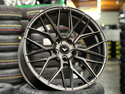 New 20x8.5 ET45 20x10 ET38 Vorsteiner VFF107 (4 wheel) 5x130 Matte Grey
