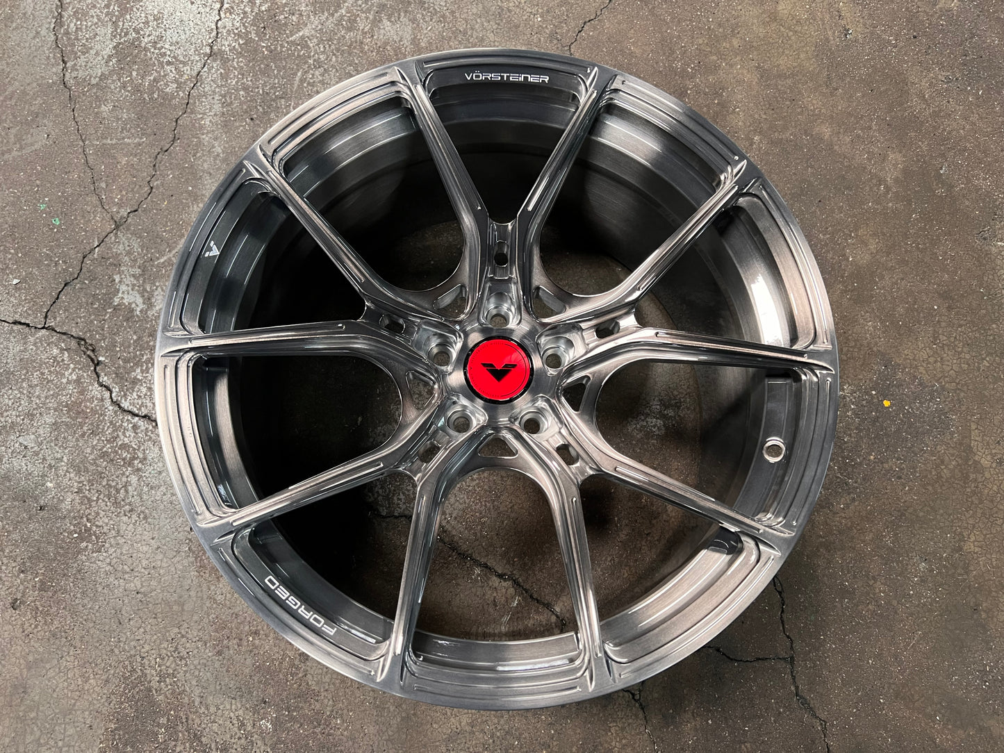 New 20x9 ET30 20x11 ET27 Vorsteiner VPX01 (4 wheel) 5x114.3 Liquid Smoke