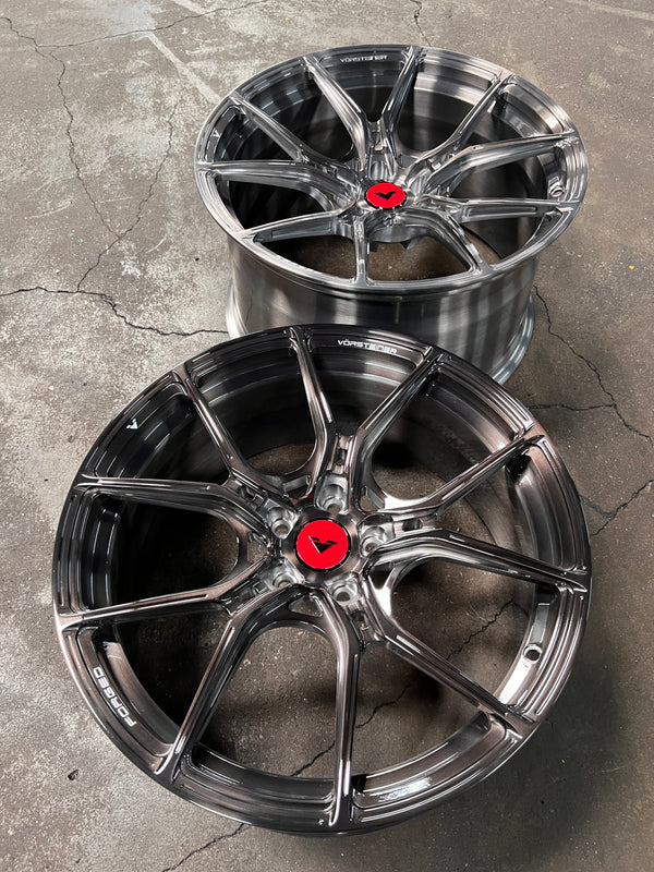 New 20x9 ET30 20x11 ET27 Vorsteiner VPX01 (4 wheel) 5x114.3 Liquid Smoke