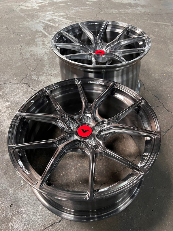 New 20x9 ET30 20x11 ET27 Vorsteiner VPX01 (4 wheel) 5x114.3 Liquid Smoke