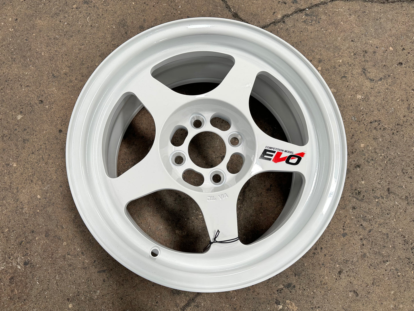 New 15X7 ET35 NK Performance EVO Rim (4 wheel) Gloss White 4X100