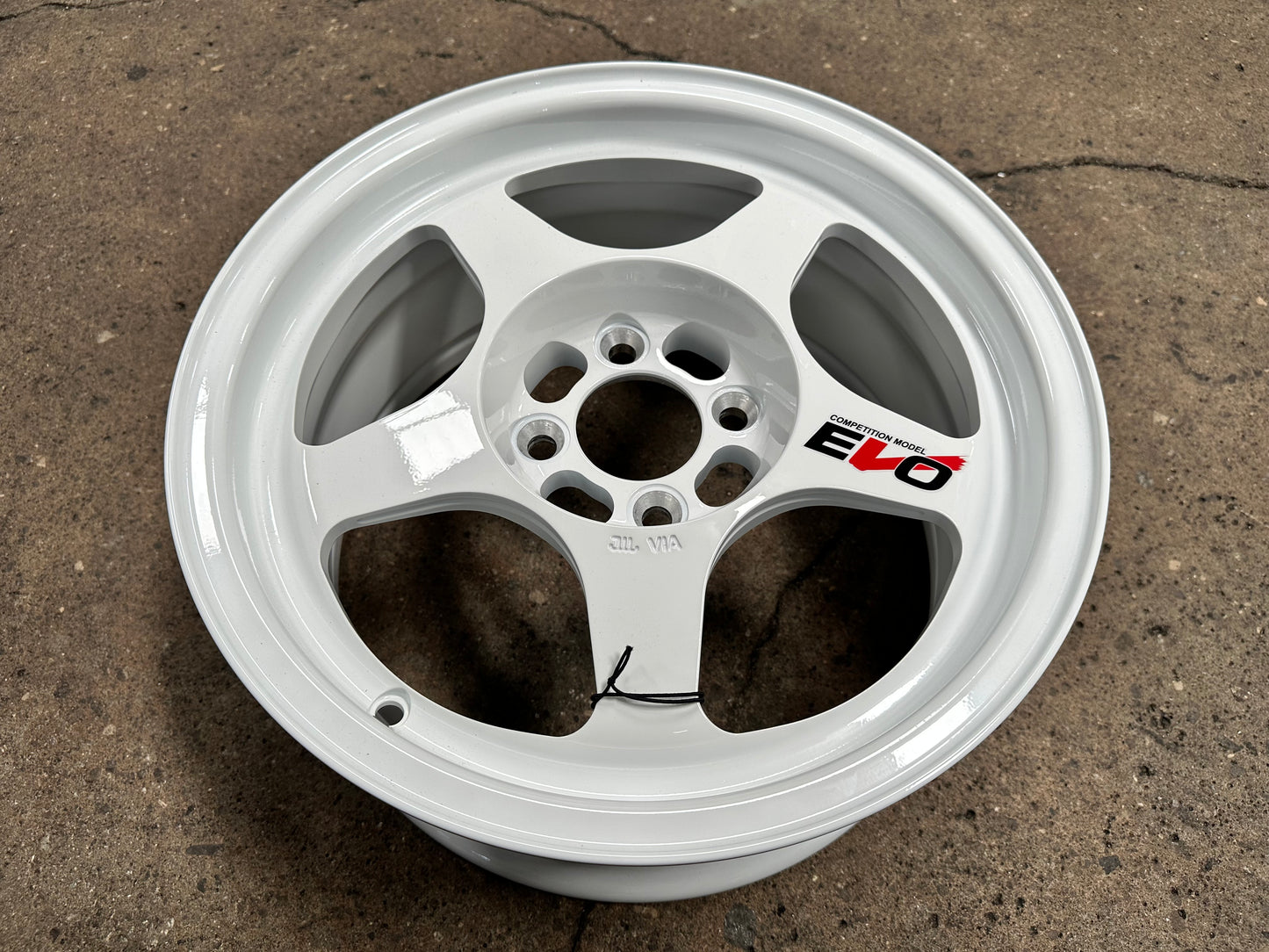 New 15X7 ET35 NK Performance EVO Rim (4 wheel) Gloss White 4X100