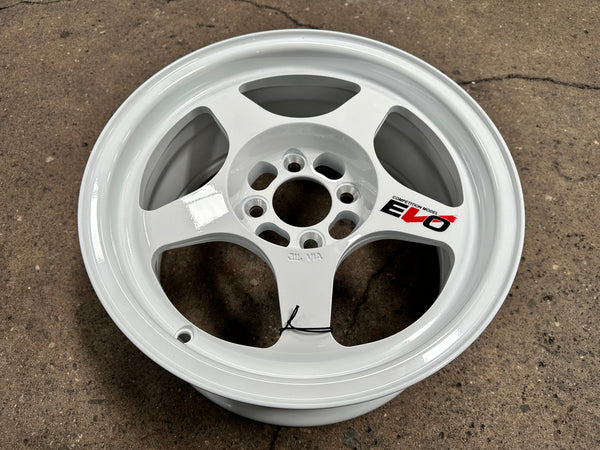 New 15X7 ET35 NK Performance EVO Rim (4 wheel) Gloss White 4X100