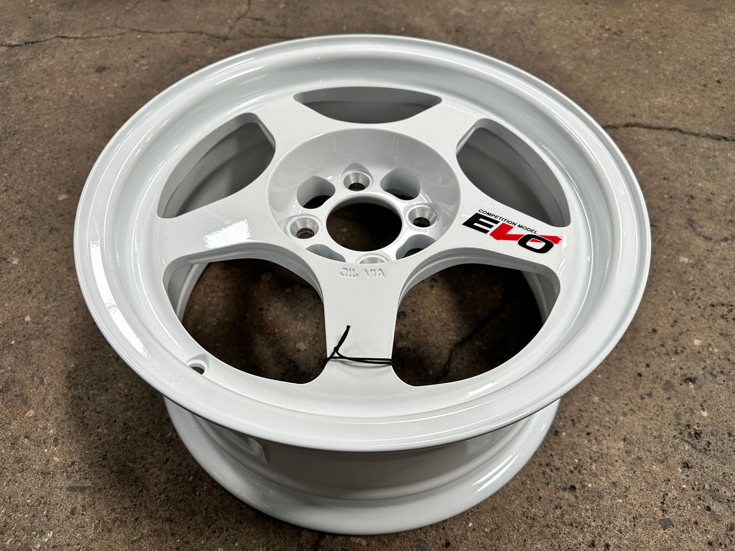 New 15X7 ET35 NK Performance EVO Rim (4 wheel) Gloss White 4X100