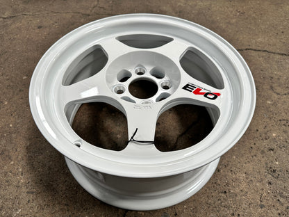 New 15X7 ET35 NK Performance EVO Rim (4 wheel) Gloss White 4X100