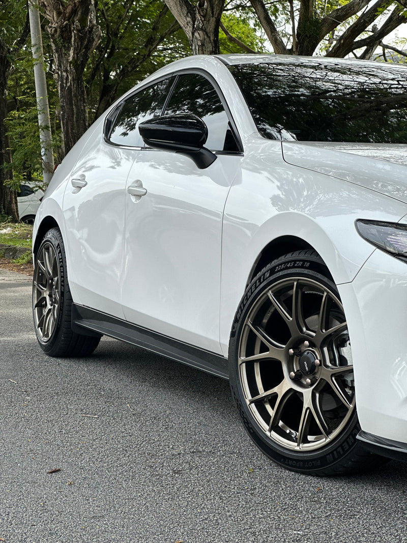NEW 18X8.5 ET40 Konig Ampliform Rim (4 Wheel) Dark Metallic Graphite 5X114.3