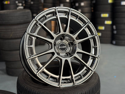 NEW 18X8.5 ET35 Raxer ATH-S1 Rim (4 Wheel) Hyper Black 5X112