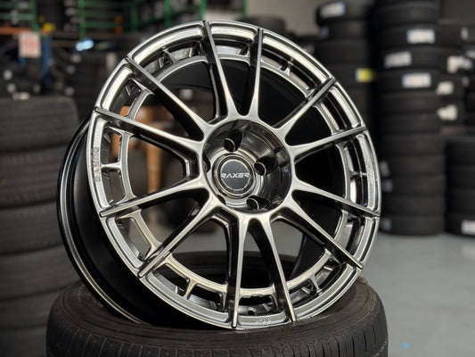 NEW 18X8.5 ET35 Raxer ATH-S1 Rim (4 Wheel) Hyper Black 5X114.3