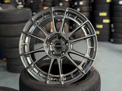 NEW 18X8.5 ET35 Raxer ATH-S1 Rim (4 Wheel) Hyper Black 5X112
