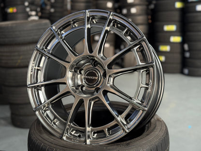 NEW 18X8.5 ET35 Raxer ATH-S1 Rim (4 Wheel) Hyper Black 5X112